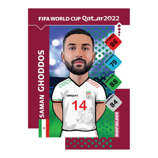 کارت سری World Cup2022 بازیکن Ghoddos