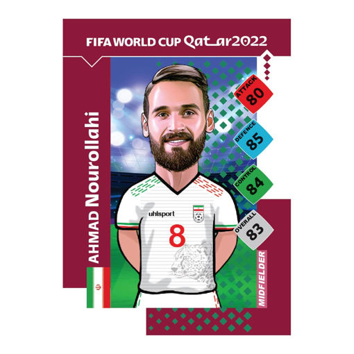 کارت سری World Cup2022 بازیکن Nourollahi