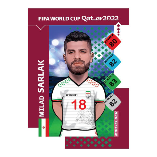 کارت سری World Cup2022 بازیکن Sarlak