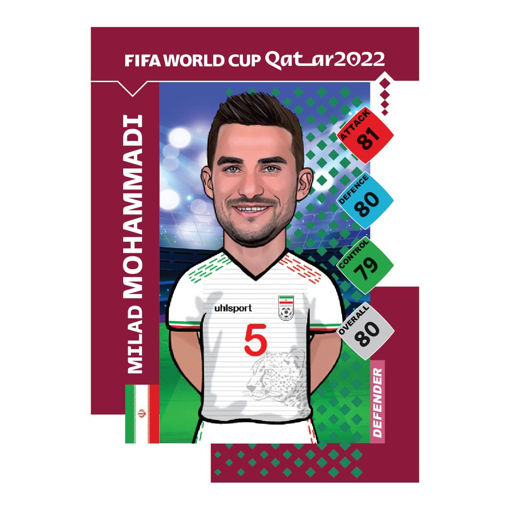 کارت سری World Cup2022 بازیکن Mohammadi