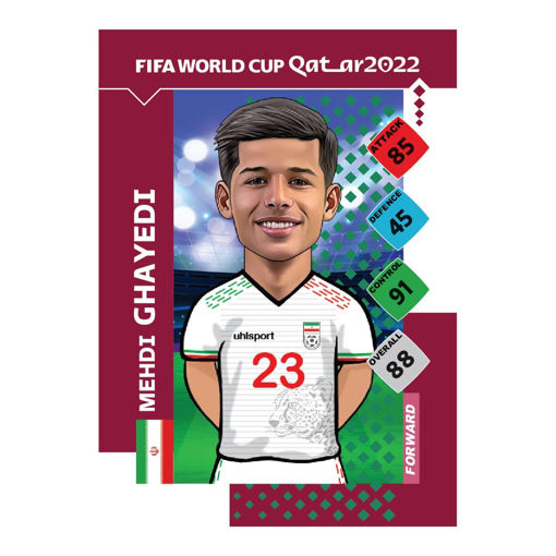 کارت سری World Cup2022 بازیکن Ghayedi