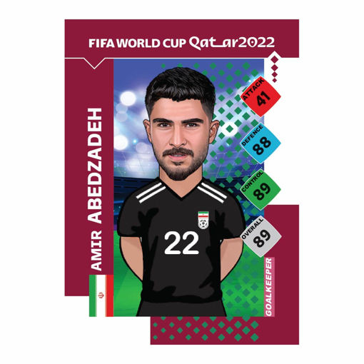 کارت سری World Cup2022 بازیکن Abedzadeh