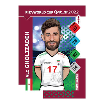 کارت سری World Cup2022 بازیکن Gholizadeh