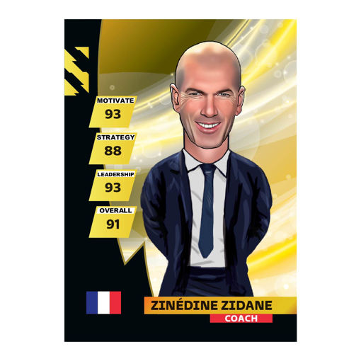 کارت سری Coach 2023 مربی Zidane