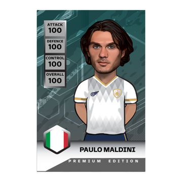 کارت فوتبالی کیمدی ۱۰۰ پائولو مالدینی 2023 Maldini
