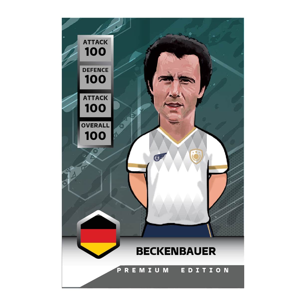 کارت فوتبالی کیمدی ۱۰۰ فرانتس بکن‌باوئر 2023 Beckenbauer
