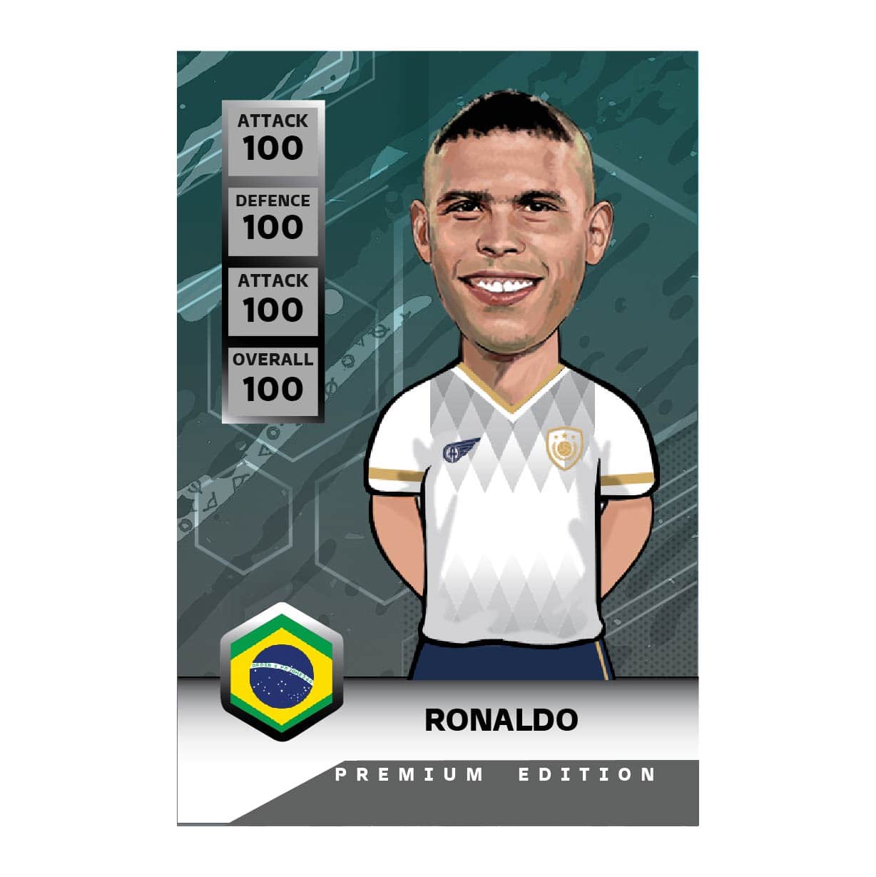 کارت فوتبالی کیمدی ۱۰۰ رونالدو لیما 2023 Ronaldo Lima