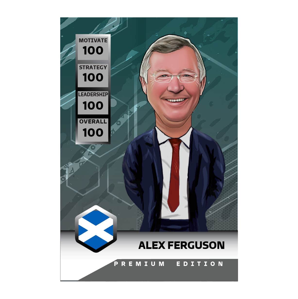 کارت سری Premium 2023 بازیکن Alex Ferguson