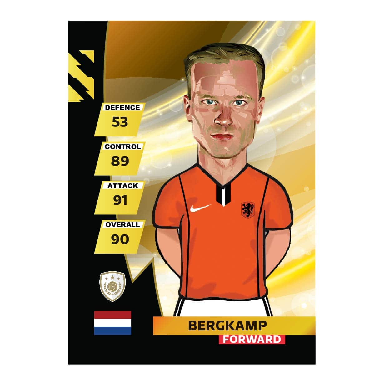 کارت سری Advance 2023 بازیکن برکمپ Bergkamp