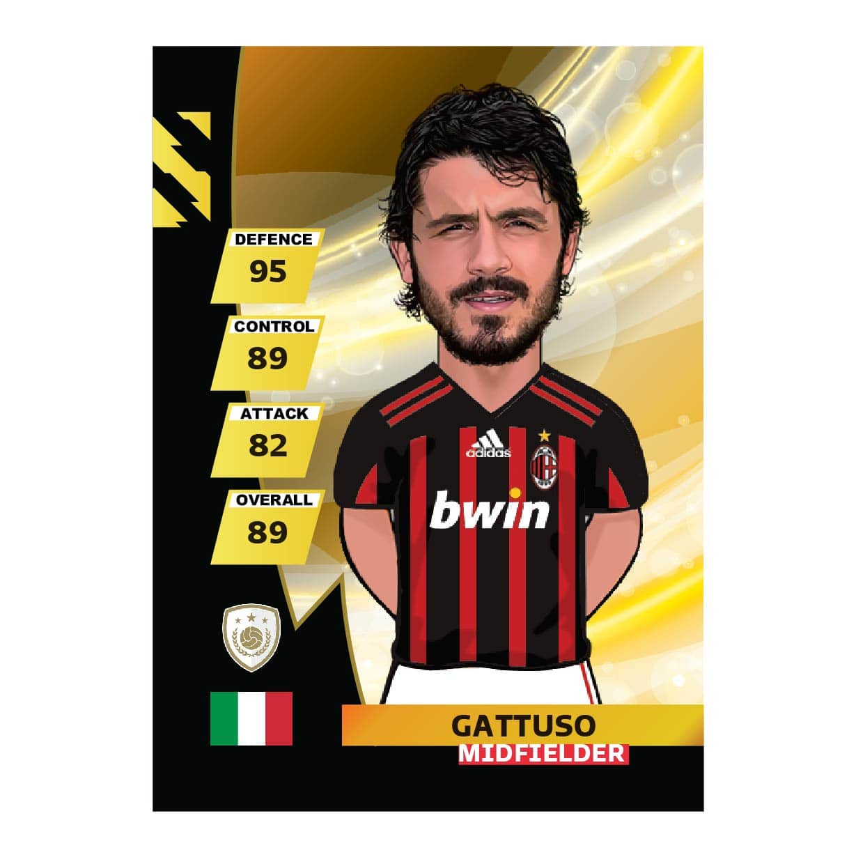 کارت سری Advance 2023 بازیکن جنارو گتوزو Gattuso
