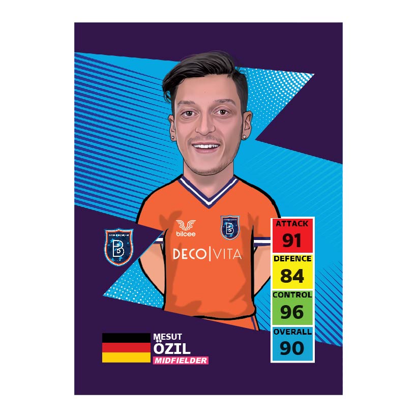 کارت سری Basic 2023 بازیکن Ozil