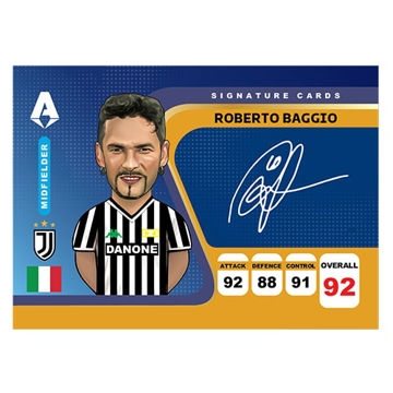 کارت فوتبالی کیمدی روبرتو باجو 2024 - سری امضا شده 