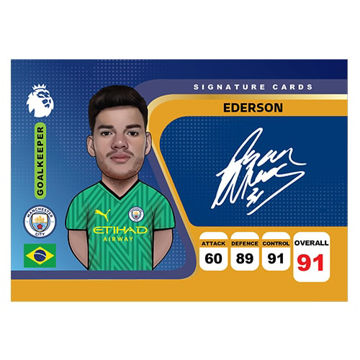 کارت فوتبالی کیمدی ادرسون 2024 - سری امضا شده 
