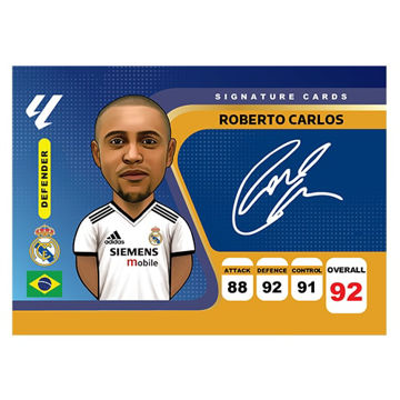 کارت فوتبالی کیمدی روبرتو کارلوس 2024 - سری امضا شده 