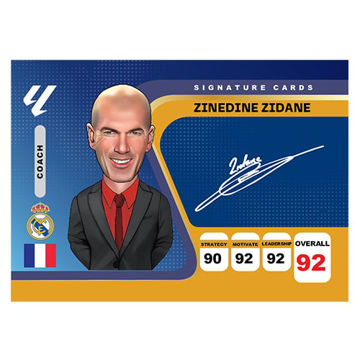 کارت فوتبال کیمدی زین الدین زیدان سری امضا شده - 2024