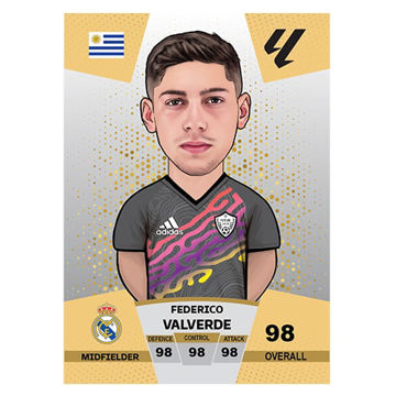 کارت فوتبالی کیمدی فدریکو والورده سری پریمیوم ستارگان آینده - 2024