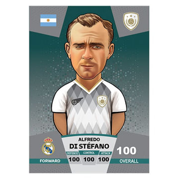 کارت فوتبالی کیمدی آلفردو دی استفانو سری پریمیوم توپ طلا - 2024