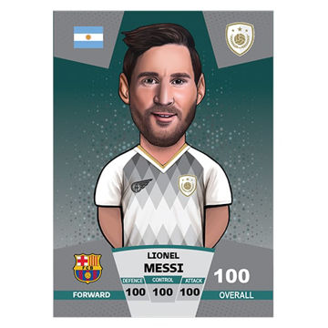 کارت فوتبالی کیمدی لیونل مسی سری پریمیوم توپ طلا - 2024