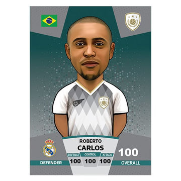 کارت فوتبالی کیمدی روبرتو کارلوس سری پریمیوم توپ طلا - 2024