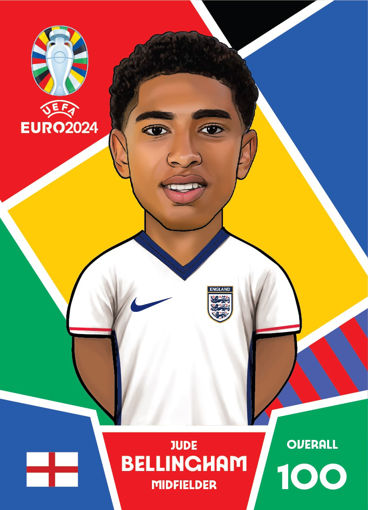 کارت فوتبالی کیمدی  جود بلینگنام سری پریمیوم سری یورو - 2024